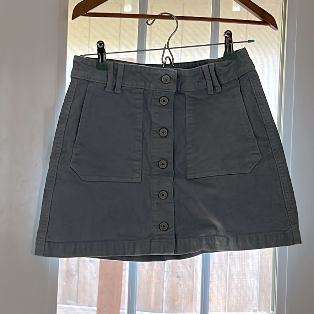 Corduroy light blue skirt super stretch